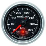 Autometer Sport-Comp II 52.4mm 140-280 Deg F Oil Temperature Peak & Warn w/ Electronic Control Gauge thumbnail 9