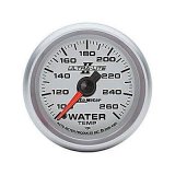 Autometer Ultra-Lite II 52mm 100-260 Deg F Full Sweep Electric Water Temperature Gauge thumbnail 1
