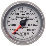 Autometer Ultra-Lite II 52mm 100-260 Deg F Full Sweep Electric Water Temperature Gauge thumbnail 8