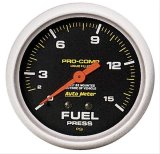 Autometer Liquid Filled Mechanical 66.7mm 0-15 PSI Fuel Pressure Gauge thumbnail 1