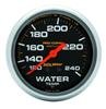 Autometer Liquid Filled Mechanical 66.7mm 120-240 deg F Water Temperature Gauge w/ 12in Tubing thumbnail 6