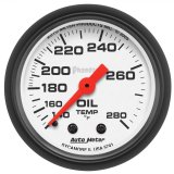 Autometer Phantom 52mm 140-280 Deg F Mechanical Oil Temperature Gauge thumbnail 1