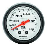 Autometer Phantom 52mm 140-280 Deg F Mechanical Oil Temperature Gauge thumbnail 3
