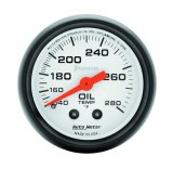 Autometer Phantom 52mm 140-280 Deg F Mechanical Oil Temperature Gauge thumbnail 8