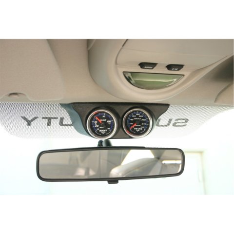 Autometer 99-04 Ford Super Duty / 03-07 Dodge Ram Black Dual Overhead Console Pod thumbnail 3