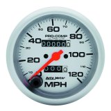 Autometer Ultra-Lite 3-3/8 inch 120 MPH Mechanical In Dash Speedometer thumbnail 3