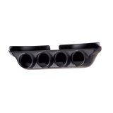 Autometer 99-04 Ford Super Duty / 03-07 Dodge Ram Black Quad Overhead Console Pod thumbnail 4