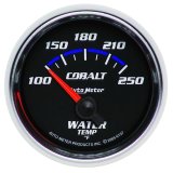 Autometer Cobalt 52.4mm 100-250 deg. F Short Sweep Electronic Water Temperature Gauge thumbnail 2