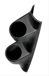 Autometer 89-94 Nissan 240SX Black Right Hand Dual Pod thumbnail 2