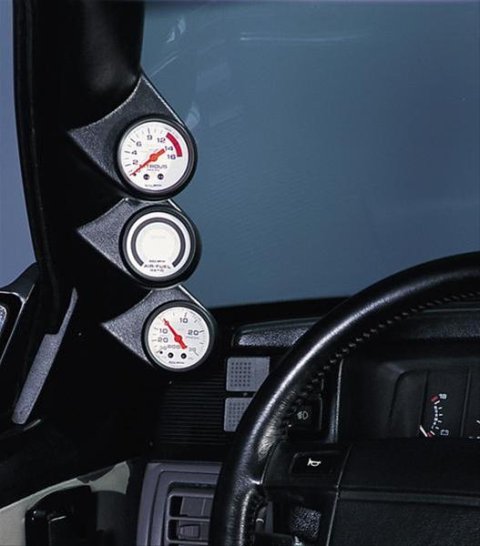Autometer 05-09 Chevrolet Corvette Black Triple Pillar