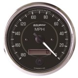 Autometer Cobra 4 inch 180 MPH In-Dash Electronic Programable Reverse Sweep Speedometer thumbnail 3