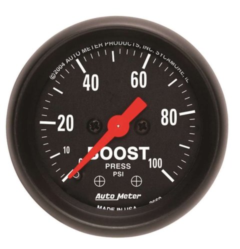 Autometer Z Series 52mm 0-100 PSI Mechanical Boost thumbnail 8