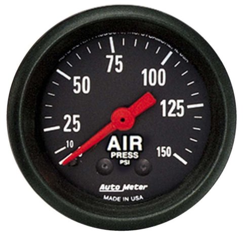 Autometer Z Series 52mm 0-150 PSI Mechanical Air Pressure Gauge thumbnail 8