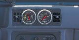 Autometer 87-93 Ford Mustang Black Dual Gauge Cage w/ Vents thumbnail 2