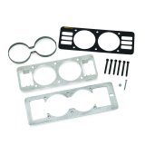 Autometer 87-93 Ford Mustang Black Dual Gauge Cage w/ Vents thumbnail 6