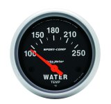 Autometer Sport-Comp 66.7mm 100-250 Deg F Short Sweep Electronic Water Temperature Gauge thumbnail 8
