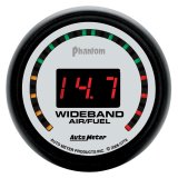 Autometer Phantom 52mm Digital 10:1-17:1 Street Wideband Air/Fuel Ratio Gauge thumbnail 4