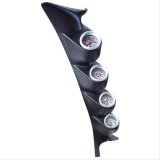 Autometer 99-07 Ford Super Duty Black 52mm Quad Pillar Pod thumbnail 1