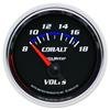 Autometer Cobalt 52mm 8-18 Volts Short Sweep Electric Voltmeter Gauge thumbnail 6