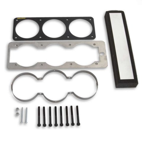 Autometer 87-93 Ford Mustang Black Triple 2-5/8in Gauge Cage thumbnail 8