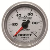 Autometer Ultra-Lite II 52mm 0-100 PSI Mechanical Boost Gauge thumbnail 1
