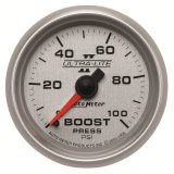 Autometer Ultra-Lite II 52mm 0-100 PSI Mechanical Boost Gauge thumbnail 4