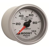 Autometer Ultra-Lite II 52mm 0-100 PSI Mechanical Boost Gauge thumbnail 5