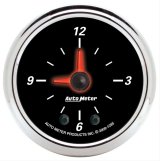 Autometer 52mm Full Sweep Electric 12 Hour Clock (Inc 10.5 ft Tubing or Wiring Harness) thumbnail 1