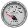 Autometer Ultra-Lite II 52mm 8-18 Volt Short Sweep Electronic Voltmeter thumbnail 6