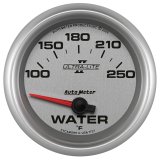 Autometer Ultra-Lite II 2 5/8in 100-250 Degree F Short Sweep Electronic Water Temperature Gauge thumbnail 2