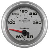 Autometer Ultra-Lite II 2 5/8in 100-250 Degree F Short Sweep Electronic Water Temperature Gauge thumbnail 3