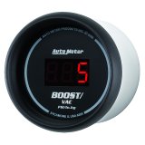 Autometer Black 52mm 30 In Hg.-Vac./30 PSI Digital Vacuum/Boost Gauge thumbnail 7