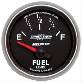 Autometer Sport-Comp II 52mm 240-33 ohms Short Sweep Electronic Fuel Level Gauge thumbnail 1
