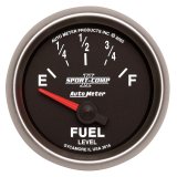 Autometer Sport-Comp II 52mm 240-33 ohms Short Sweep Electronic Fuel Level Gauge thumbnail 3