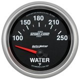 Autometer Sport-Comp II 100-250 Deg F Short Sweep Electronic Water Temperature Gauge thumbnail 4