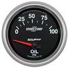 Autometer Sport-Comp II 0-100 PSI Short Sweep Electronic Oil Pressure Gauge thumbnail 6
