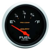 Autometer Pro-Comp 240E/33F Short Sweep Electronic Fuel Level Gauge thumbnail 8