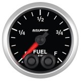 Autometer Elite 52mm 0-280 ohm Full Sweep Electronic Fuel Level Programmable Empty-Full Gauge thumbnail 1
