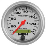 Autometer Ultra-Lite 85.7mm In-Dash Electronic Programmable 200 MPH Speedometer thumbnail 2
