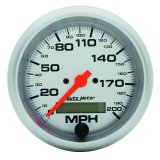 Autometer Ultra-Lite 85.7mm In-Dash Electronic Programmable 200 MPH Speedometer thumbnail 3