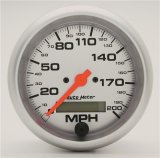 Autometer Ultra-Lite 85.7mm In-Dash Electronic Programmable 200 MPH Speedometer thumbnail 5