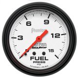 Autometer Phantom 66.7mm 0-15 PSI Mechanical Fuel Pressure Gauge thumbnail 4