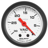 Autometer Phantom 52mm 30 in. HG. Mechanical Vacuum Gauge thumbnail 3