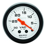 Autometer Phantom 52mm 30 in. HG. Mechanical Vacuum Gauge thumbnail 4
