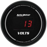 Autometer Black 52.4mm 8-18 Volts Digital Voltmeter Gauge thumbnail 1