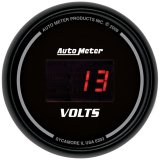 Autometer Black 52.4mm 8-18 Volts Digital Voltmeter Gauge thumbnail 2