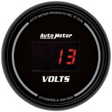 Autometer Black 52.4mm 8-18 Volts Digital Voltmeter Gauge thumbnail 3