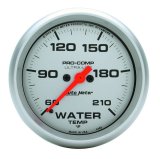 Autometer Ultra-Lite 66.7mm Full Sweep Electronic 60-210 Degree F Water Temperature Gauge thumbnail 8