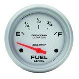 Autometer Ultra-Lite 66.7mm Short Sweep Electronic 0 E/90 F Fuel Level Gauge thumbnail 2