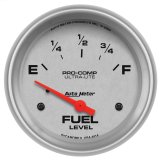 Autometer Ultra-Lite 66.7mm Short Sweep Electronic 0 E/90 F Fuel Level Gauge thumbnail 5